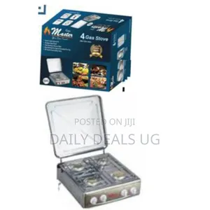 Electro Master 4 Burner Gas Stove Camping Manual Ignition Control Knob