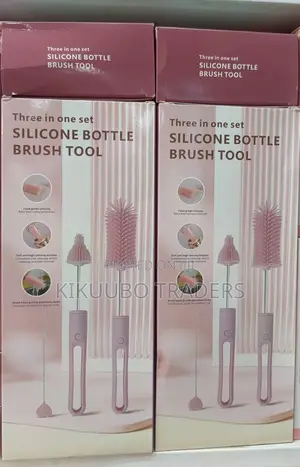 3in1 Silicone Bottle Brush Tool