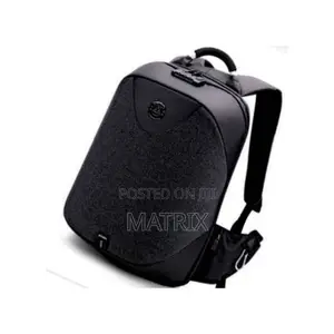 Heavy Duty Laptop Bag With Usb Charging Port- Black