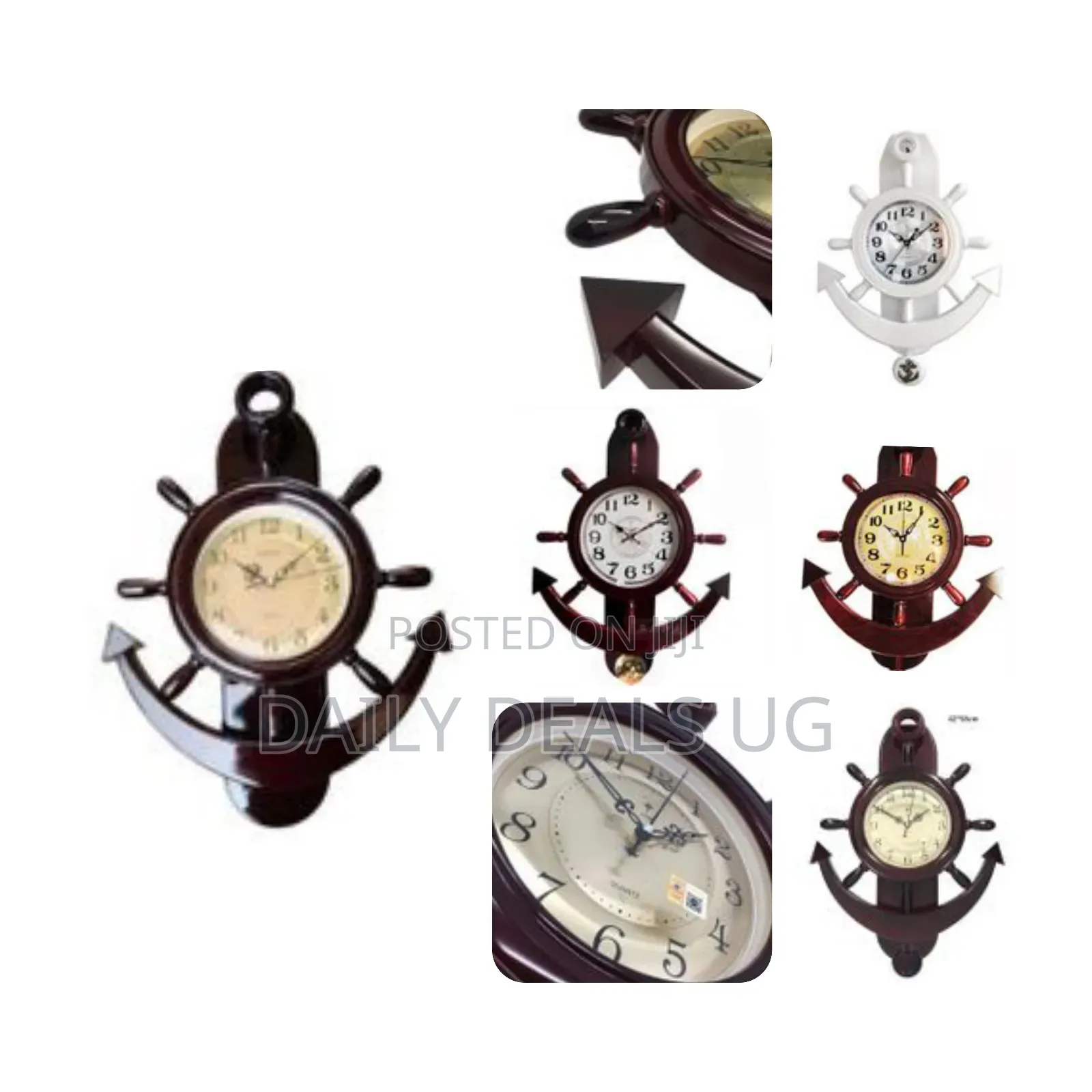 Home Metal Wall Decor, Wall Clock for Living Room Deco
