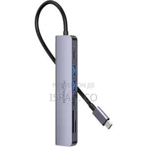 Porodo Blue 7in1 Hub Hdmi 2xusb-a 2xusb-C Sd Microsd
