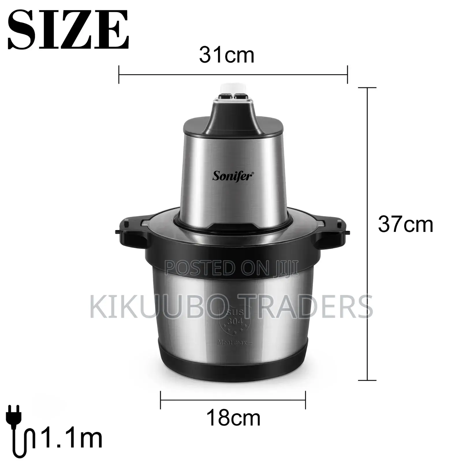 6l Electric Food Processor/ Grinder(1000w)