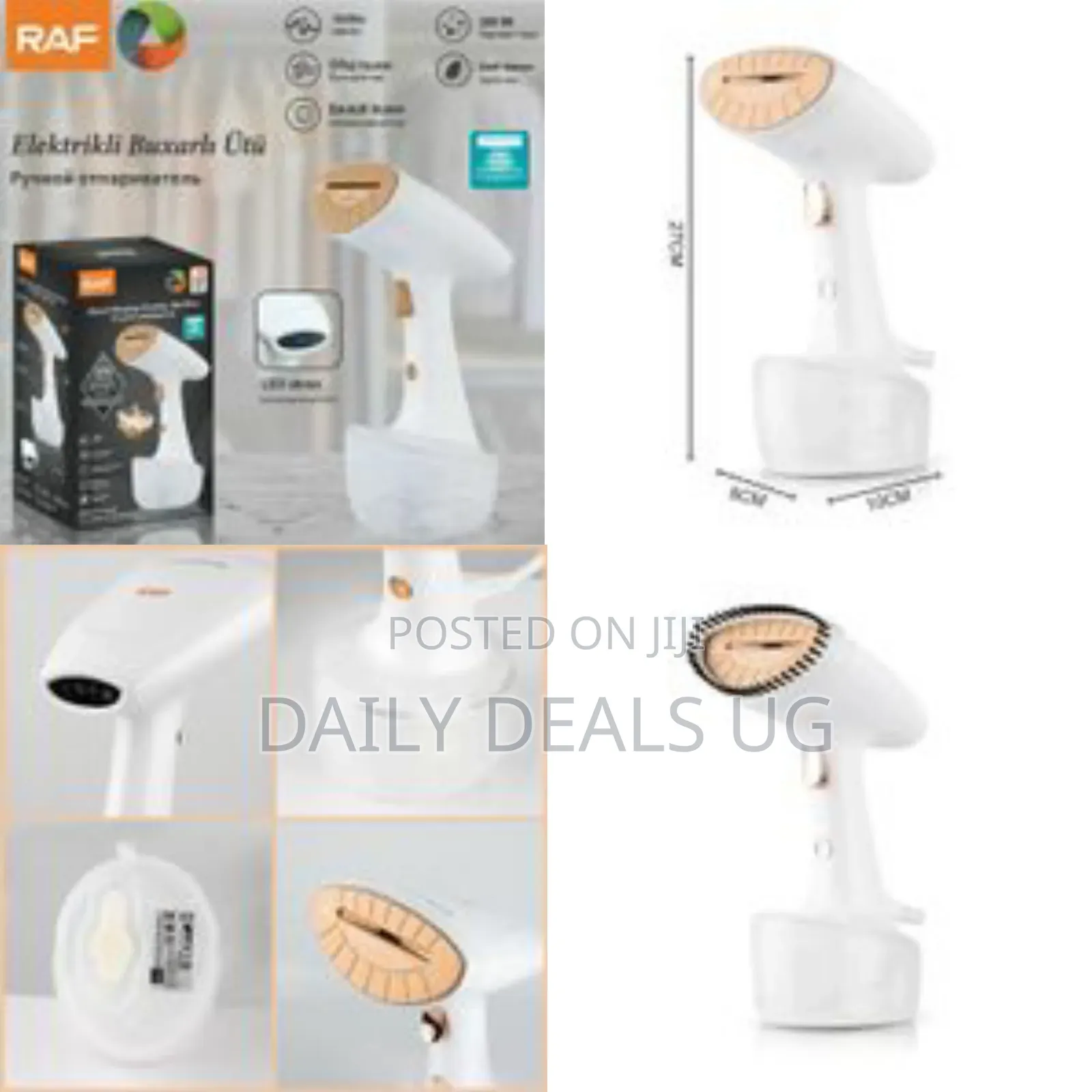 Raf Mini Handheld Garment Steamer Clothes Steam Iron 1600w
