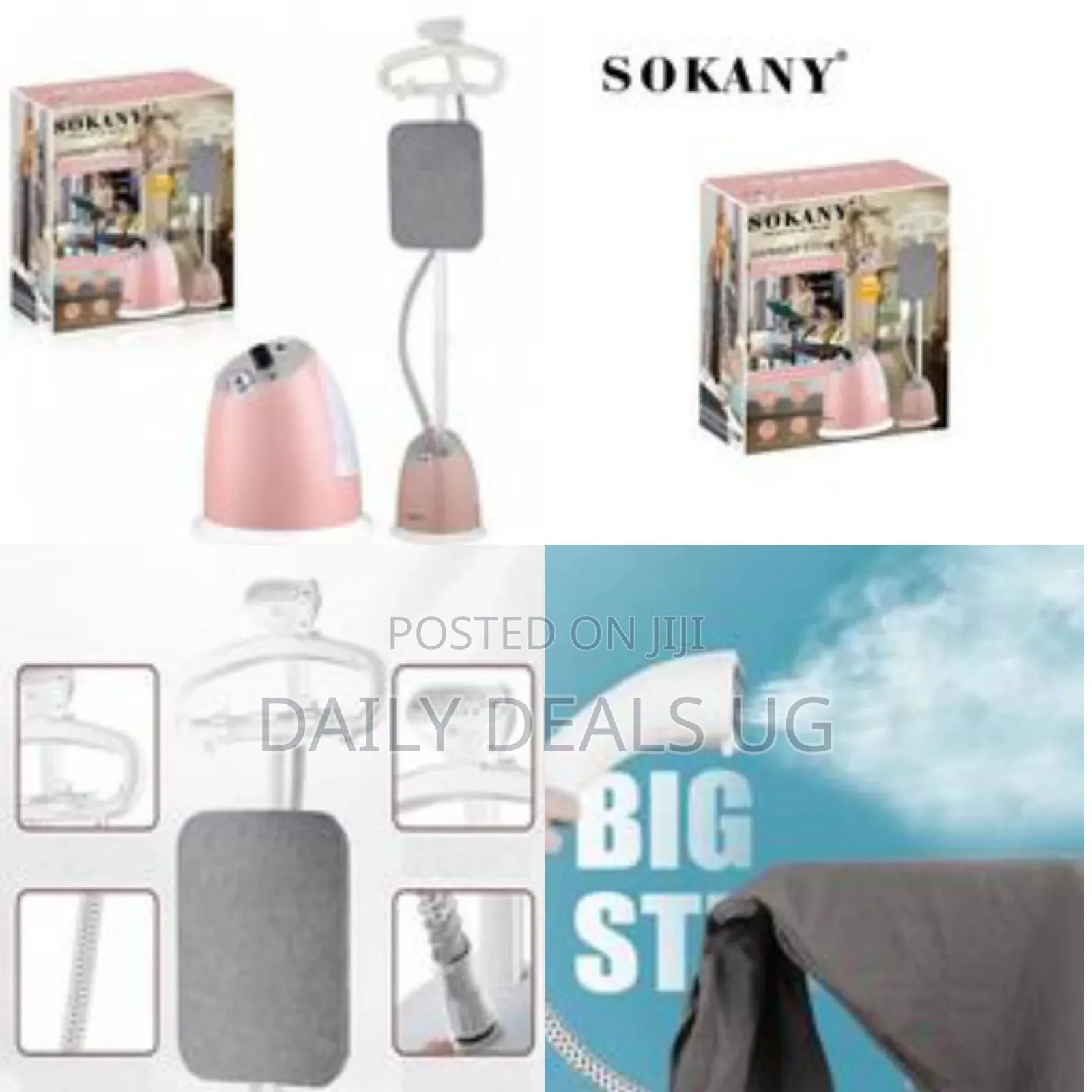 Sokany Vertical Garment Steamer Water Capacity 2.2l