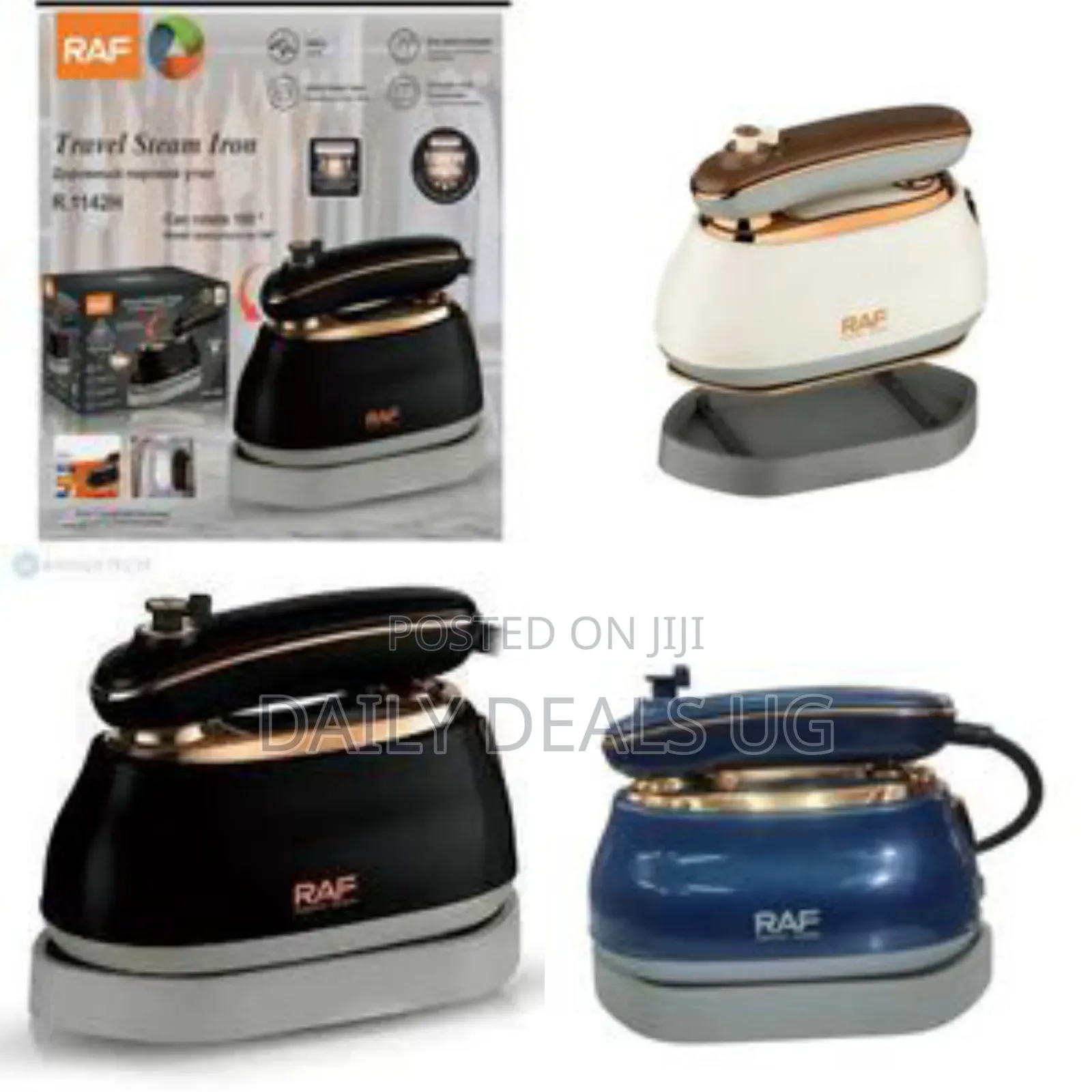 Raf Portable Mini Ironing Machine, 180° Rotating Handheld Steam Iron