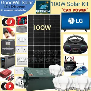 100w Goodwill Solar System Full Kit
