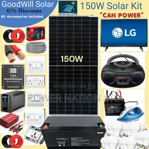 150w Goodwill Solar System Full Kit