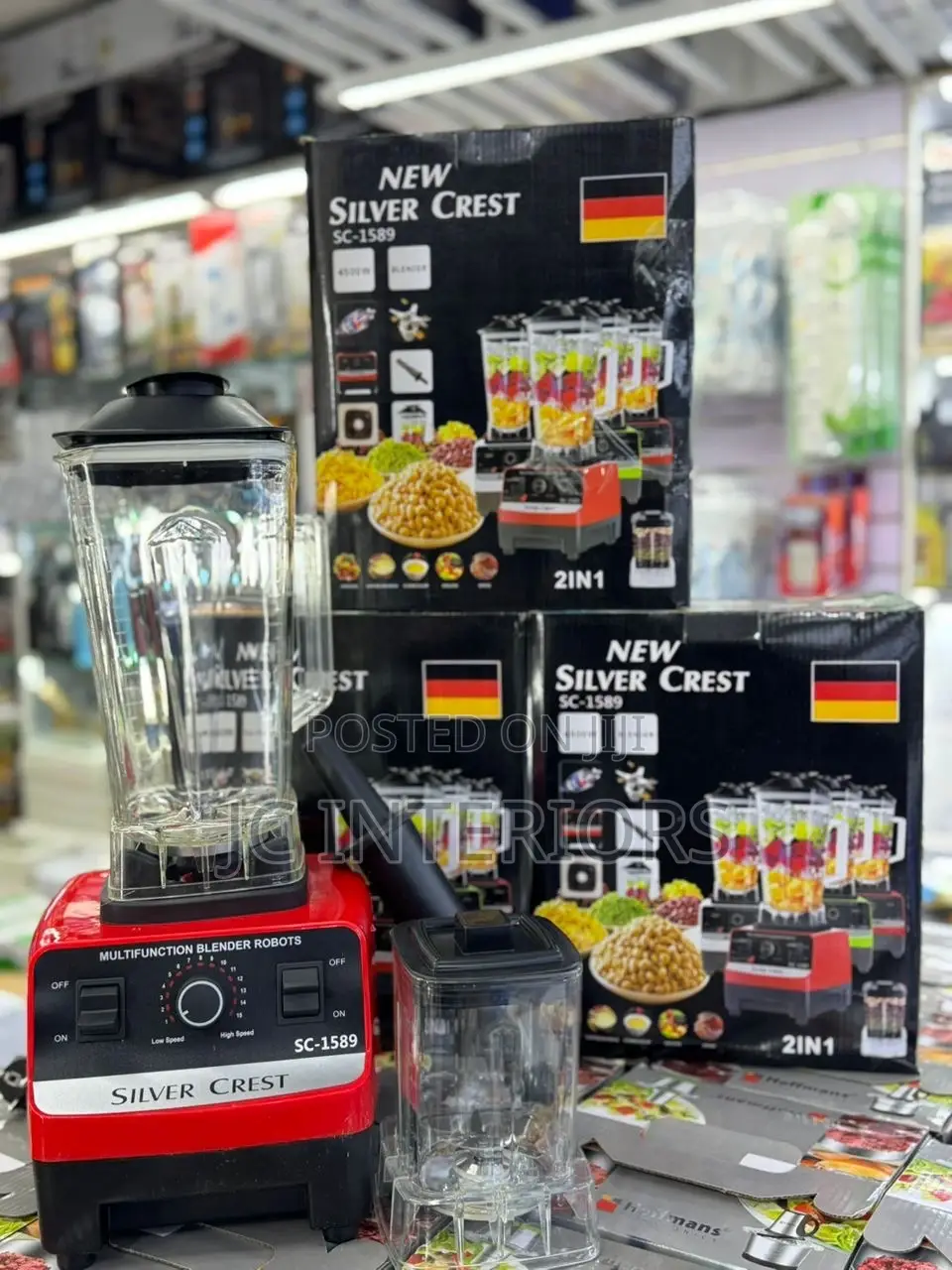 2in1 Blender - New Silver Crest Sc-1589