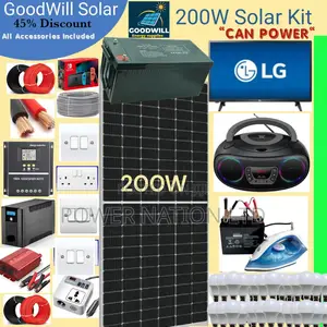 200w Goodwill Solar System Full Kit