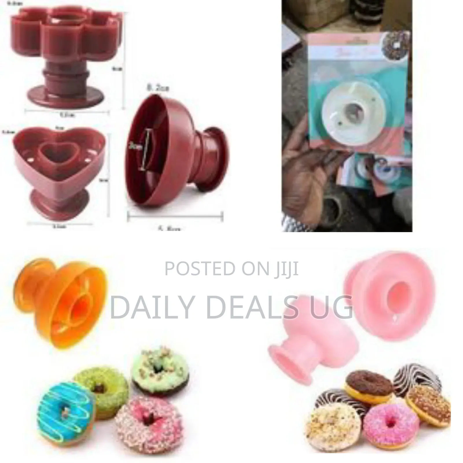 Non-Stick Plastic Doughnut Cutter, Donut Mold, Simple Operation