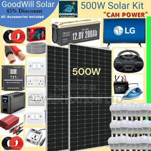 500w Goodwill Solar System Full Kit