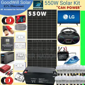 550w Goodwill Solar System Full Kit
