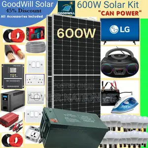 600w Goodwill Solar System Full Kit