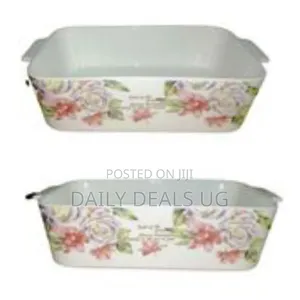 Rectangle Microwave Oven Baking Serving Dish Bowl, White