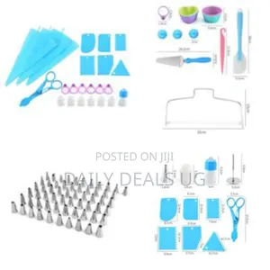 110pcs Cake Baking Decoration Tools With Icing Tips Guide Household