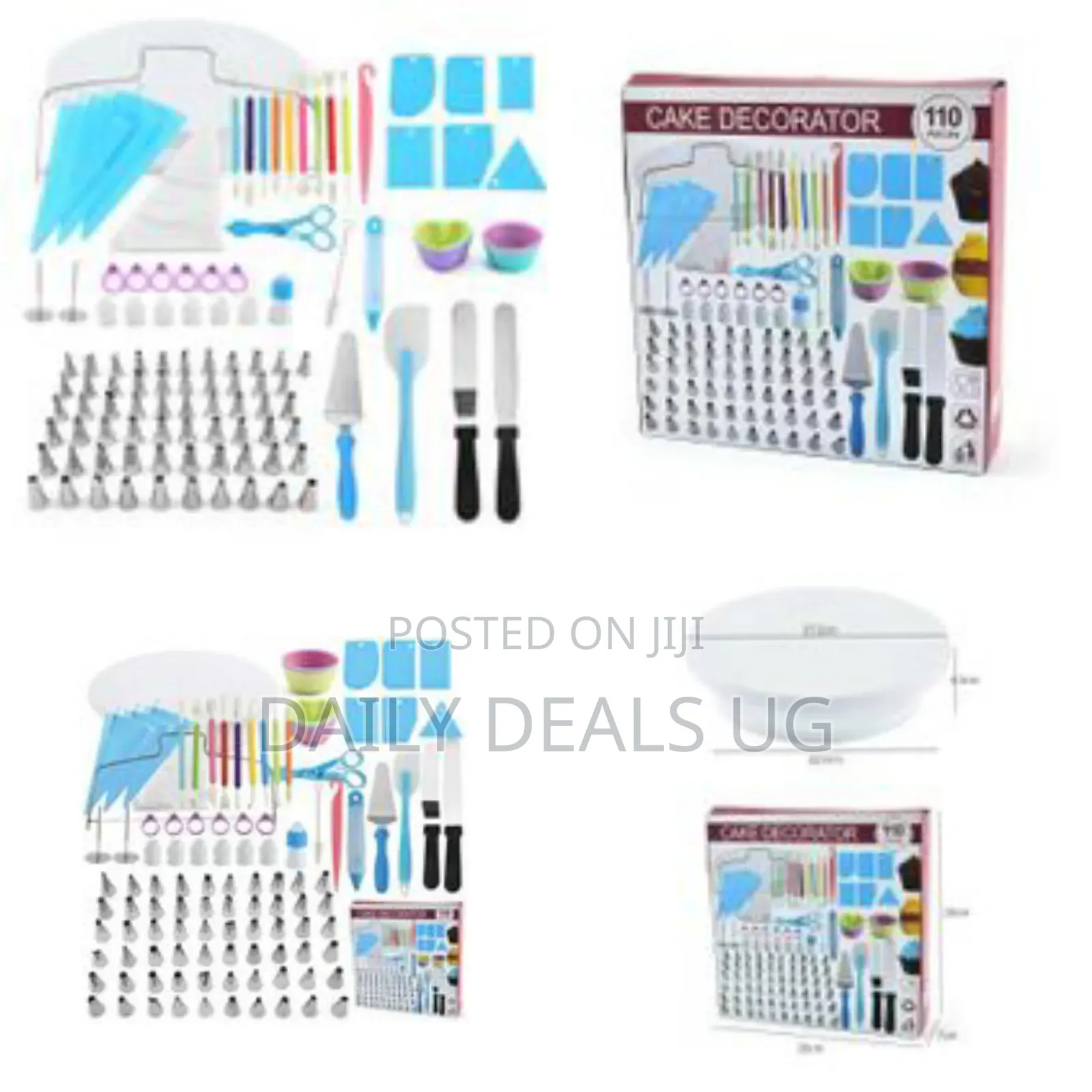 110pcs Cake Baking Decoration Tools With Icing Tips Guide Household