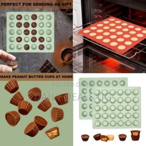 1 Piece of Silicone Peanut Butter Cup Mold, Bite-Size Chocolate