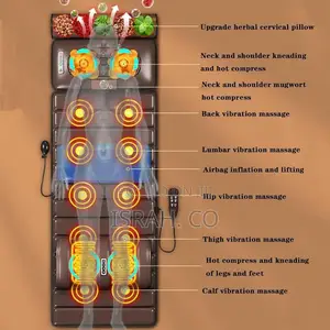 Full Body Massage Mat With Heat, 10 Vibrating Nodes