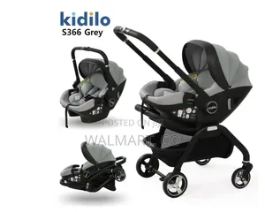Kidilo 366 Baby Stroller Grey