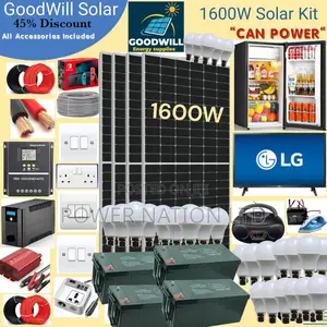 1600w Goodwill Solar System Full Kit