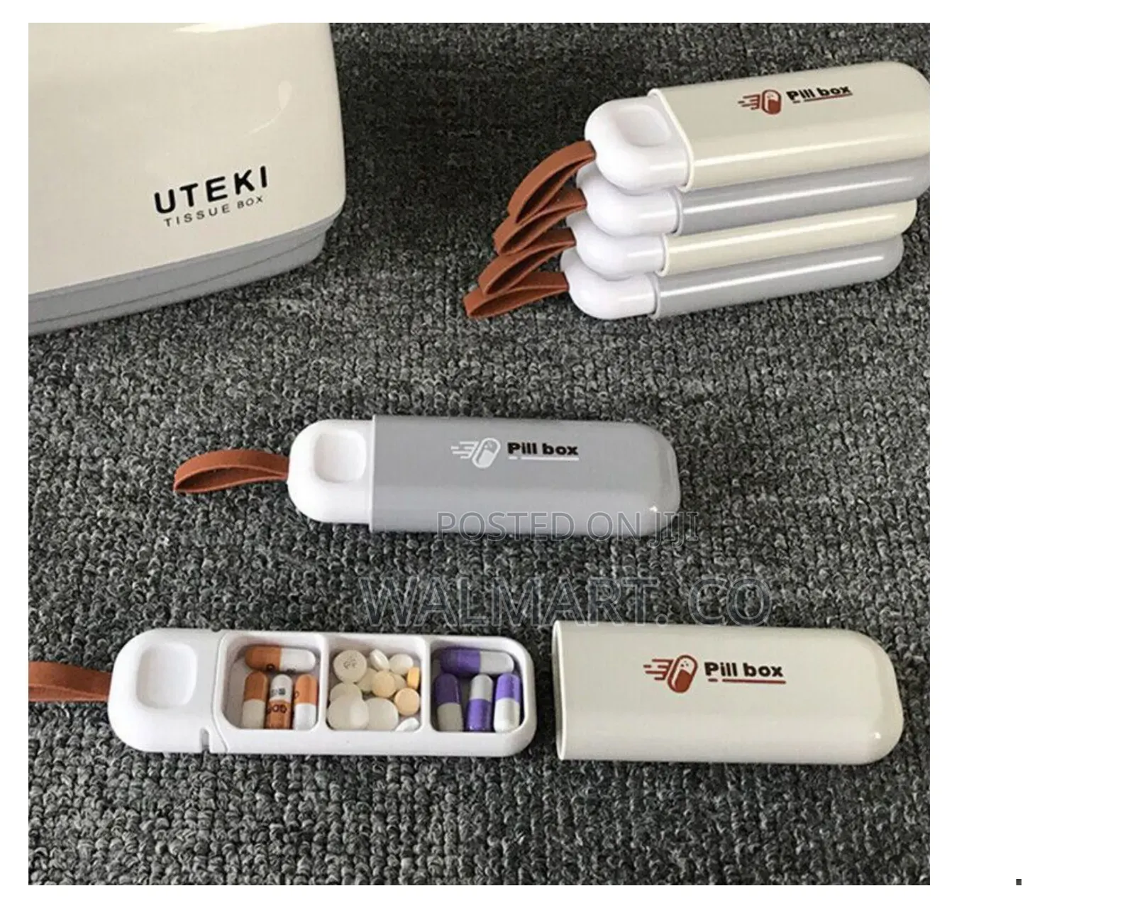Portable Medical Pill Travel Organizer