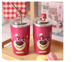 Themed Kids Tumbler With a Steel Straw