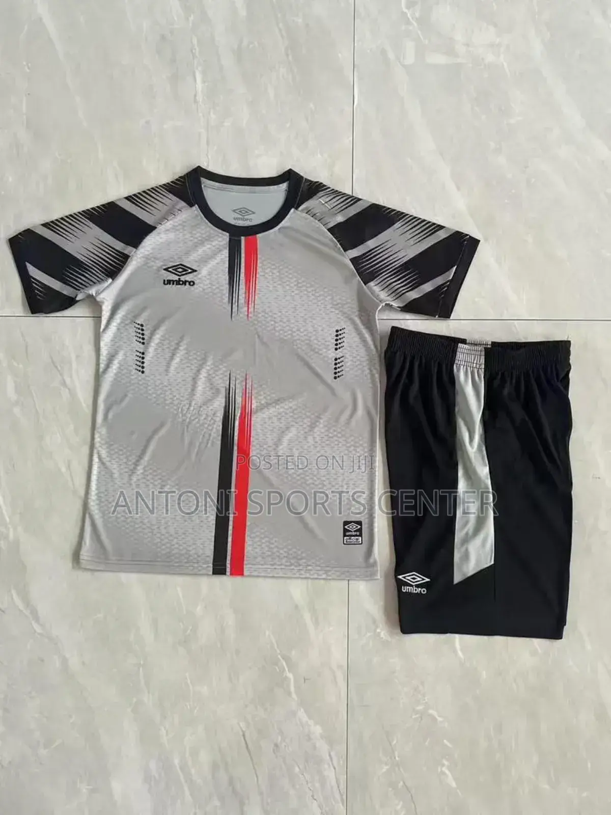 Gray and Navy Blue Color Plain Jersey