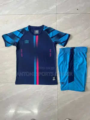 Gray and Navy Blue Color Plain Jersey