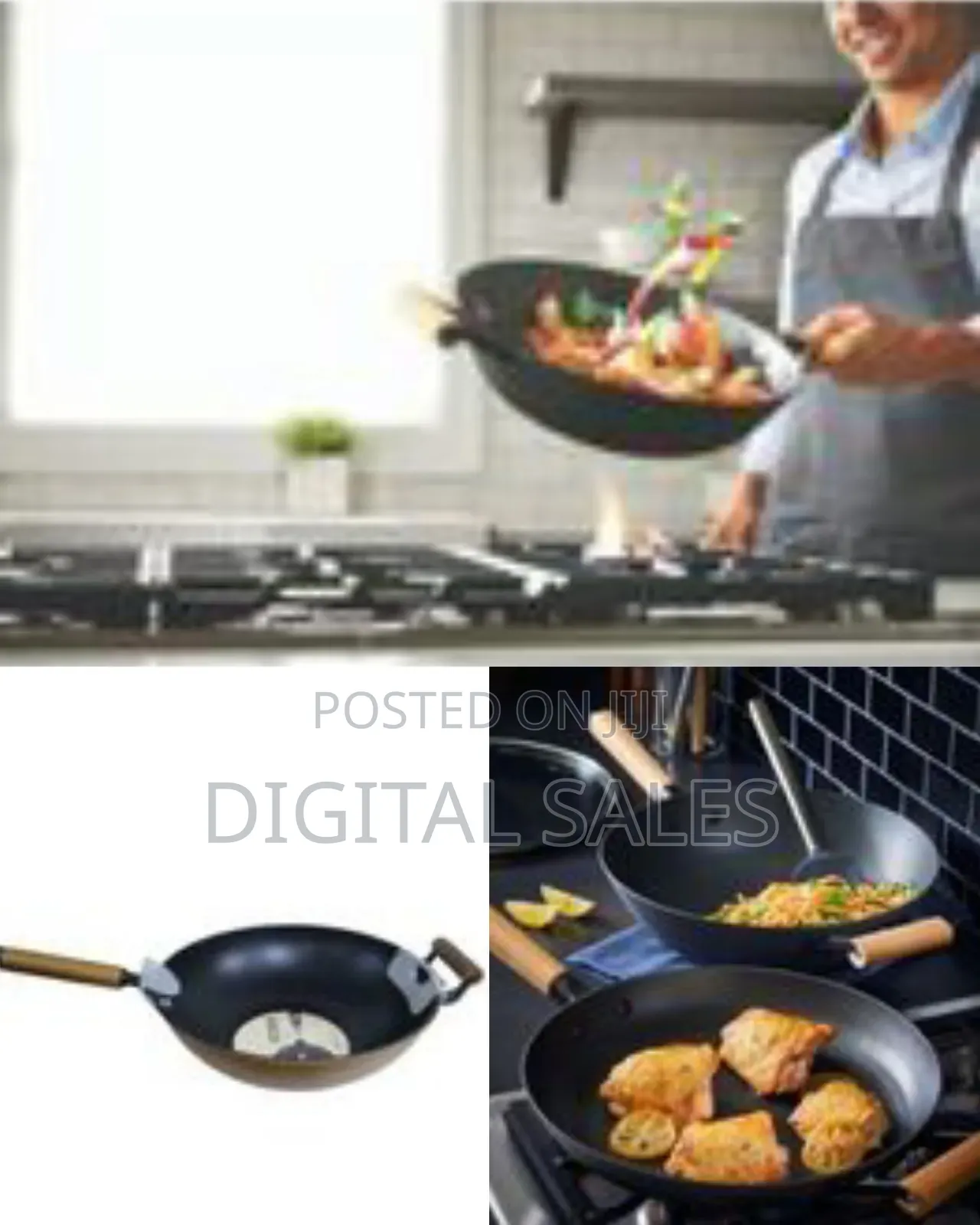 32cm Non-Stick Wok Stir Frying Pan