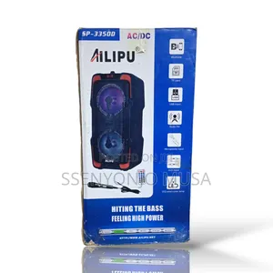 Ailipu Sp-3350d Portable Speaker - 7-Color Led Lamp, 40w