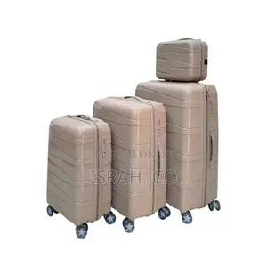 Travel Luggage Set of 4 Pieces Case Pp Suitcase