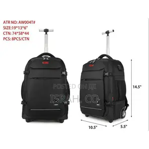Rolling Backpack for Men With Wheels