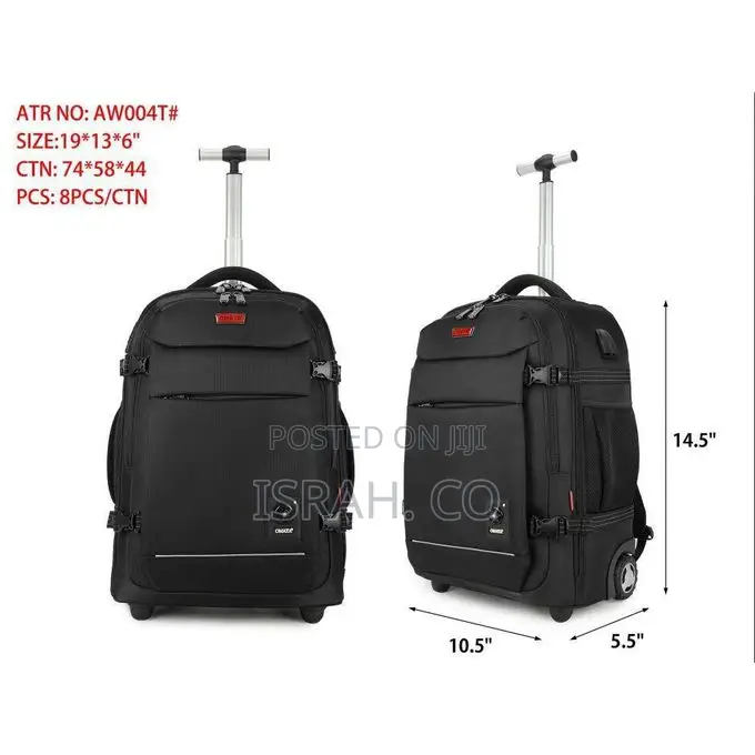 Rolling Backpack for Men With Wheels