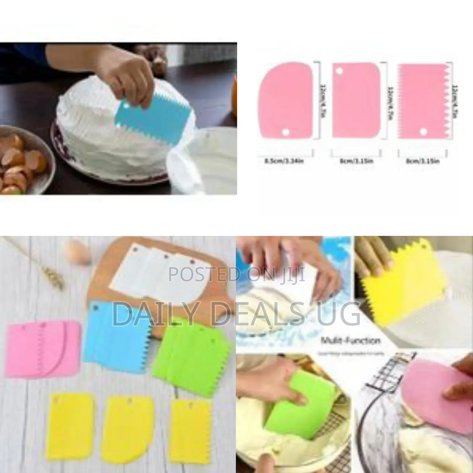 Dough Cutter Cake Icing Butter Cream Smoother for Cake Decorating