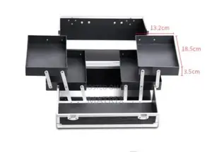 Elegant Make Up Kit With Open Make Up Racks Color Vary