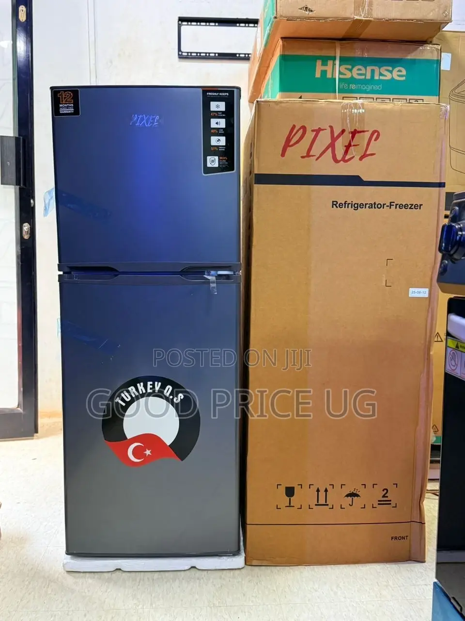 Pixel Door Double Door Fridge
