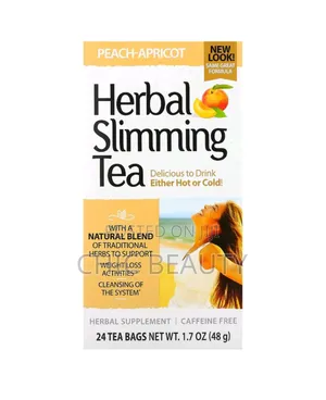 21st Century Peach-Apricot Herbal Slimming Tea 48g, 24 Tea Bags