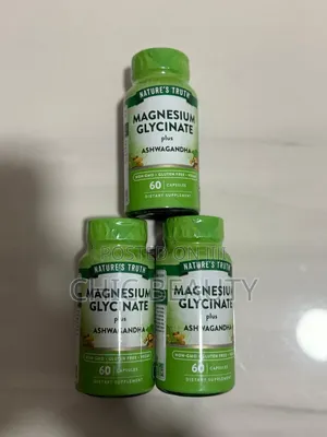 Nature's Truth Magnesium Glycinate Plus Ashwagandha 60 Capsules