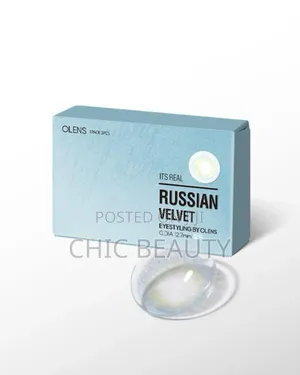 Olens Russian Velvet Blue 2 Eye Contact Lenses 1 Month Use