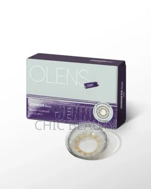 Olens Jennifer Gray Eye Contact Lenses 1 Pair 1 Month Use.
