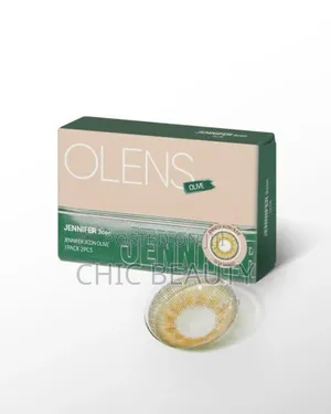 Olens Jennifer Olive Eye Contact Lenses 1 Pair 1 Month Use