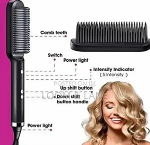 Raf Professional Hair Straightener Comb