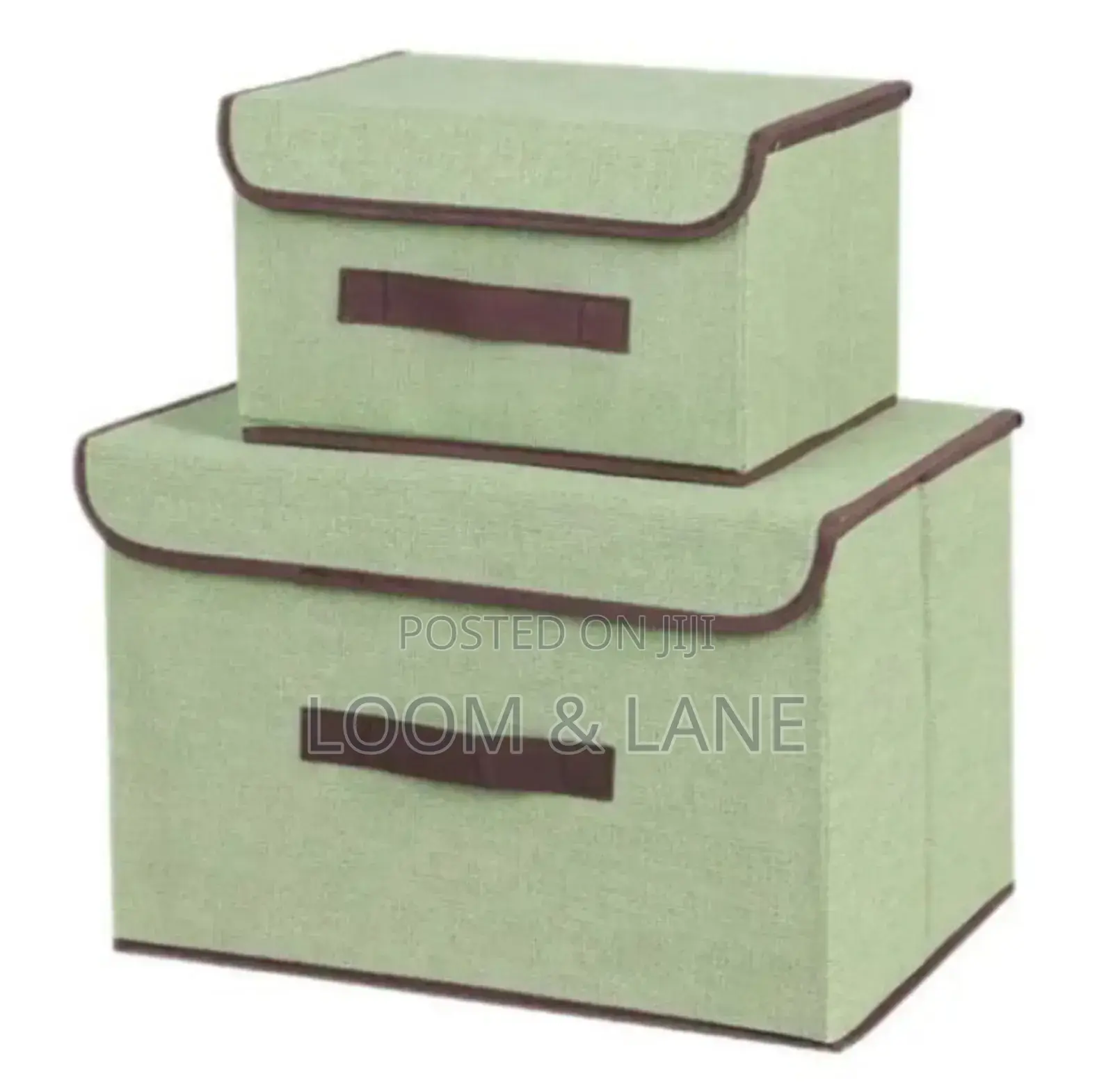 2pcs Foldable Fabric Storage Boxes