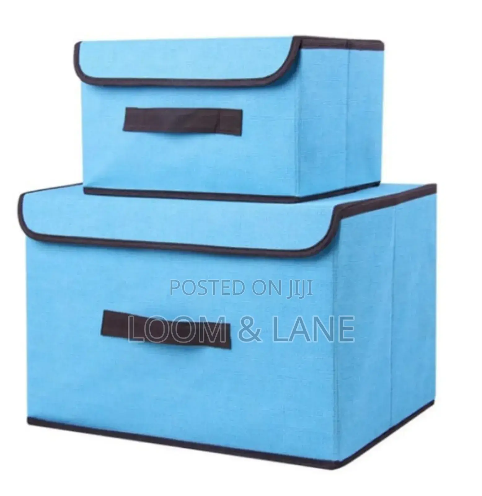 2pcs Foldable Fabric Storage Boxes