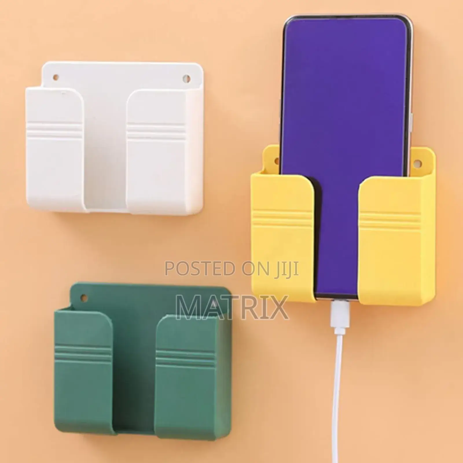 Adhesive Wall Mount Phone Holder/Charging Stand
