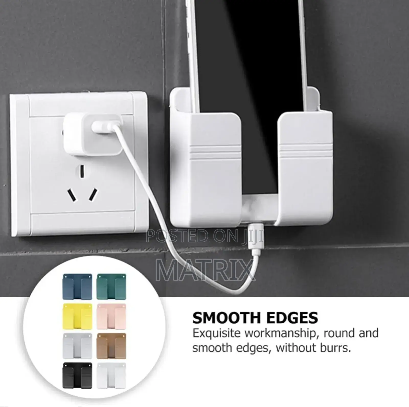 Adhesive Wall Mount Phone Holder/Charging Stand