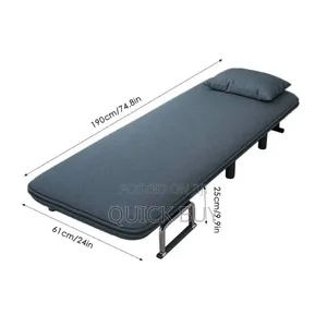 Convertible Sofa Bed, Foldable Sofa Chair With Armrest