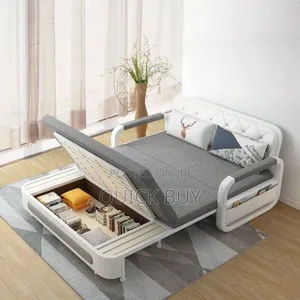 5by6 Double Seater Foldable Sofa Bed With Storage