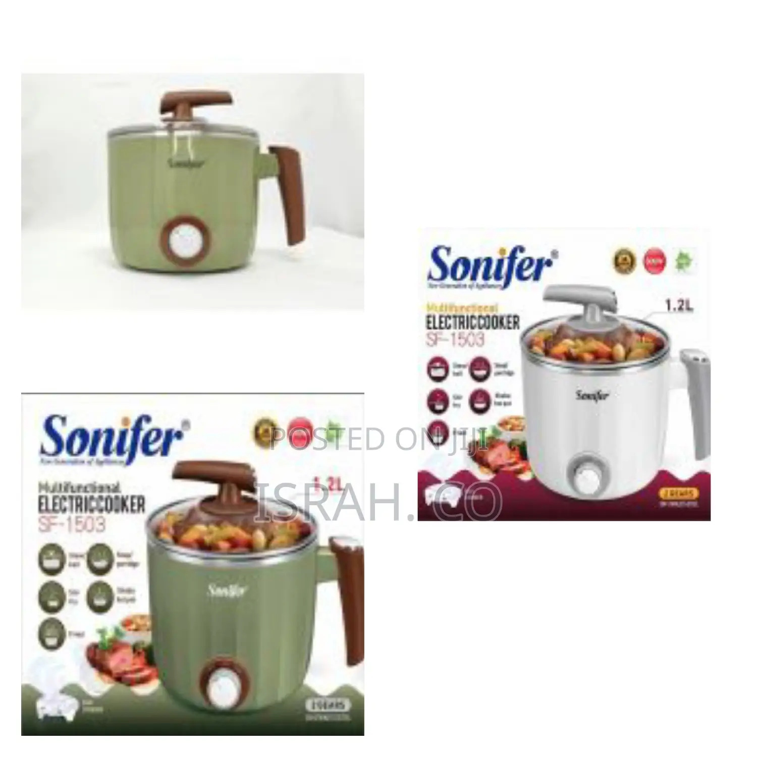 Sonifer 1.2l Multifunctional Electric Cooker Sf-1503