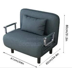 New Convertible Sofa Bed, Foldable Sofa Chair With Armrest
